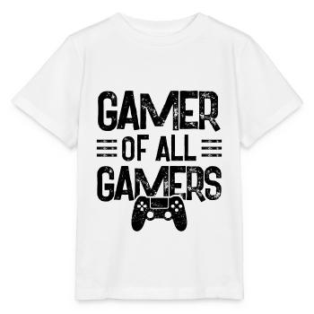 Gamer of all Gamers - Stanley/Stella MINI CREATOR Kids’ T-Shirt - white - Front - Maike (125cm)