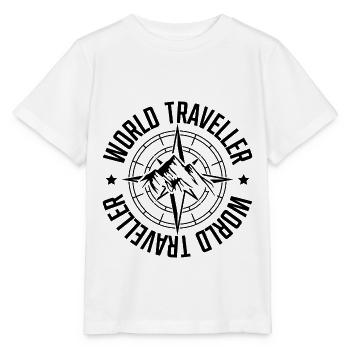Travel Compass Travel - Stanley/Stella MINI CREATOR Kids’ T-Shirt - white - Front - Maike (125cm)