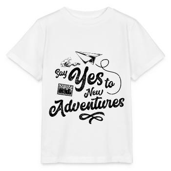Yes Aventure Voyage - T-shirt bio MINI CREATOR Stanley/Stella Enfant - blanc - Devant - Maike (125cm)