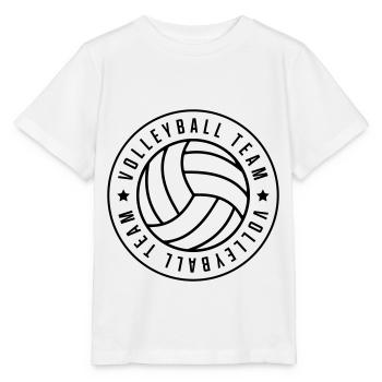 volleyball team - Stanley/Stella MINI CREATOR Kids’ T-Shirt - white - Front - Maike (125cm)
