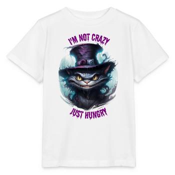 HUNGRIGE GRINSEKATZE - Stanley/Stella Kinder T-Shirt MINI CREATOR  - Weiß - Vorne - Maike (125cm)