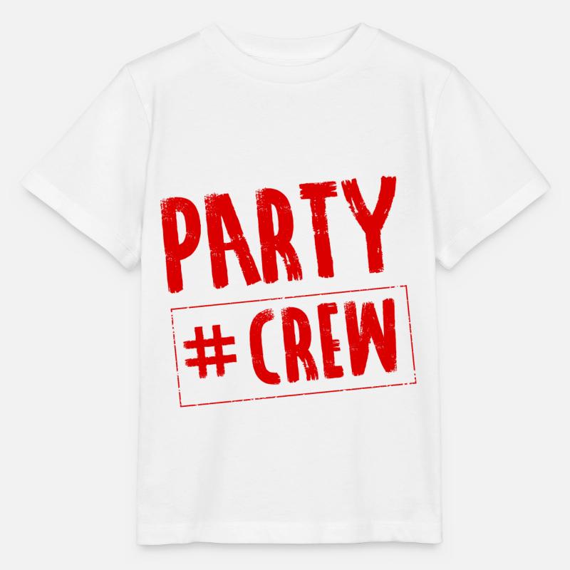 Party Crew Feiern - Stanley/Stella Kinder T-Shirt MINI CREATOR  - Weiß