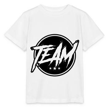 team cercle - T-shirt bio MINI CREATOR Stanley/Stella Enfant - blanc - Devant - Maike (125cm)
