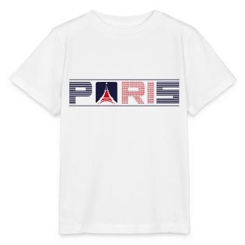 Paris, France, City Break, Design de voyage - T-shirt bio MINI CREATOR Stanley/Stella Enfant - blanc - Devant - Maike (125cm)