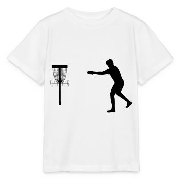 Disc Golfer Bestseller Design Shirt - T-shirt bio MINI CREATOR Stanley/Stella Enfant - blanc - Devant - Maike (125cm)