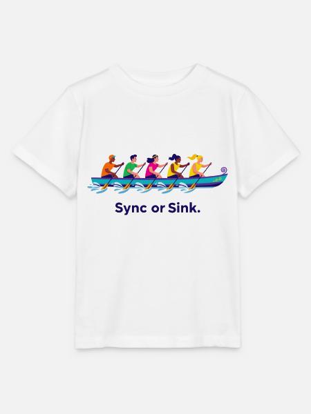Equipo Dragon Boat - Camiseta para niños MINI CREATOR de Stanley/Stella - blanco