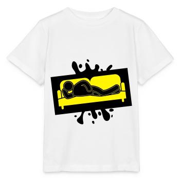 Canapé Canapé Fatigué Icon - T-shirt bio MINI CREATOR Stanley/Stella Enfant - blanc - Devant - Maike (125cm)