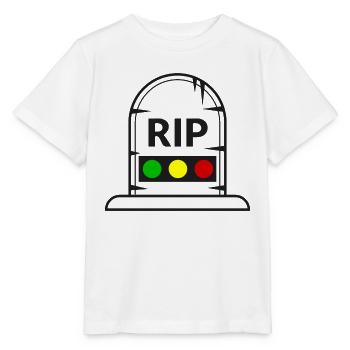 Feu tricolore reposer en toute tranquillité RIP - T-shirt bio MINI CREATOR Stanley/Stella Enfant - blanc - Devant - Maike (125cm)