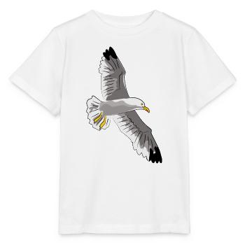 mouette - T-shirt bio MINI CREATOR Stanley/Stella Enfant - blanc - Devant - Maike (125cm)