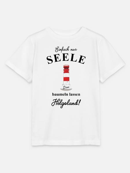 Seele baumeln lassen auf Helgoland / Düne - Stanley/Stella Kinder T-Shirt MINI CREATOR - Weiß