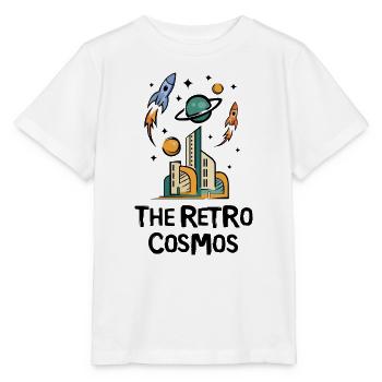 Future City with missiles - Stanley/Stella MINI CREATOR Kids’ T-Shirt - white - Front - Maike (125cm)