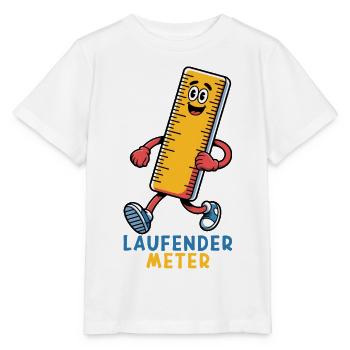 Mètre courant - T-shirt bio MINI CREATOR Stanley/Stella Enfant - blanc - Devant - Maike (125cm)