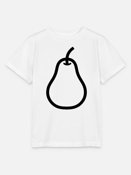 Birne - Stanley/Stella Kinder T-Shirt MINI CREATOR  - Weiß