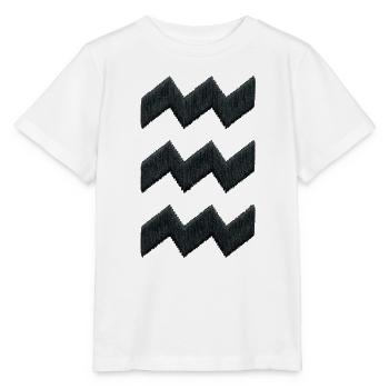 Eindhoven Vibes-Stickerei sieht schwarz aus (bedruckt) - Stanley/Stella Kinder T-Shirt MINI CREATOR  - Weiß - Vorne - Maike (125cm)