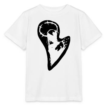 Barbed Halo Silhouette - Stanley/Stella Kinder T-Shirt MINI CREATOR  - Weiß - Vorne - Maike (125cm)
