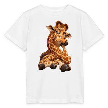 Schlafmütze Giraffencharme - Stanley/Stella Kinder T-Shirt MINI CREATOR  - Weiß - Vorne - Maike (125cm)
