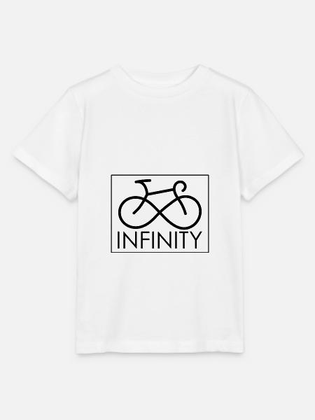 Fahrrad INFINITY - Stanley/Stella Kinder T-Shirt MINI CREATOR - Weiß