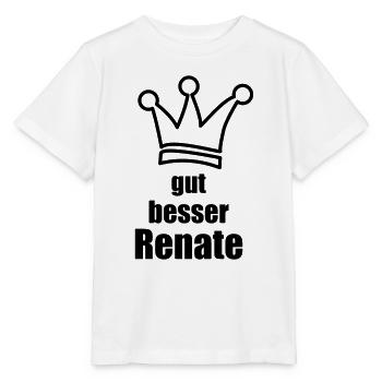 Renate - Stanley/Stella Kinder T-Shirt MINI CREATOR  - Weiß - Vorne - Maike (125cm)