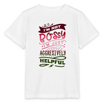 Je ne suis pas autoritaire, je suis juste agressivement utile - T-shirt bio MINI CREATOR Stanley/Stella Enfant - blanc - Devant - Maike (125cm)
