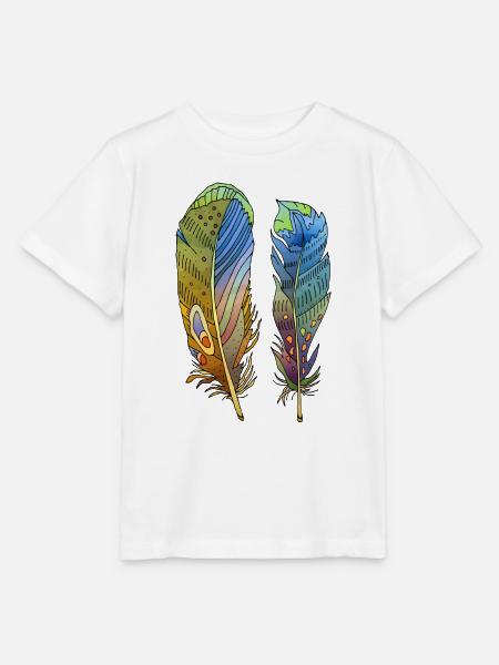 Feder - Stanley/Stella Kinder T-Shirt MINI CREATOR  - Weiß