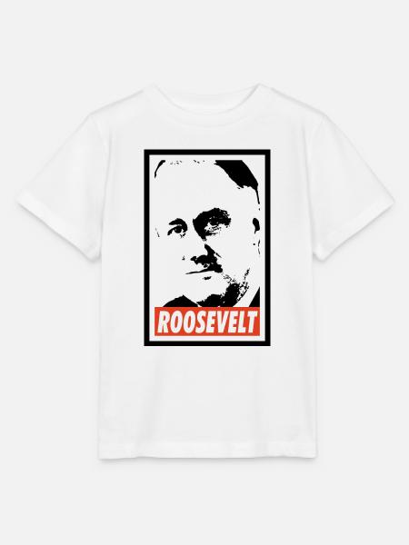 Theodore Roosevelt - Stanley/Stella Kinder T-Shirt MINI CREATOR - Weiß