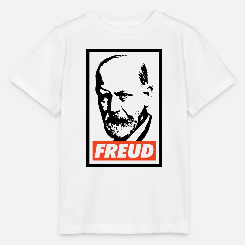 Sigmund Freud - T-shirt bio MINI CREATOR Stanley/Stella Enfant - blanc