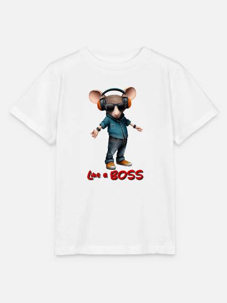 Like a Mouse - Stanley/Stella Kinder T-Shirt MINI CREATOR - Weiß