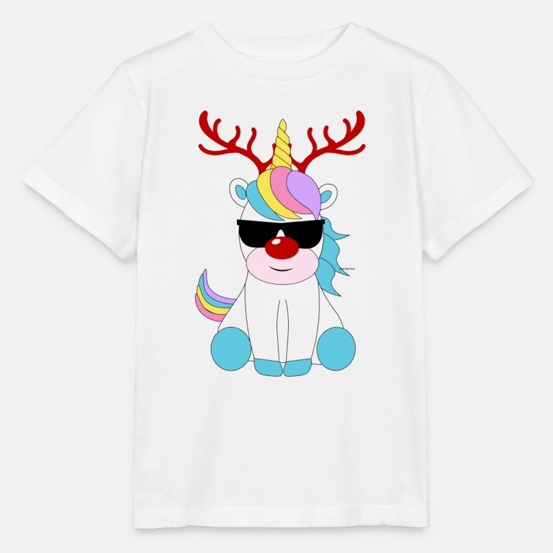 Rudolf das Einhorn - Stanley/Stella Kinder T-Shirt MINI CREATOR  - Weiß