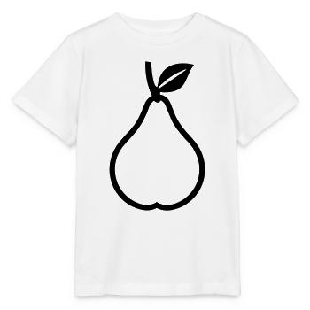 Birne - Stanley/Stella Kinder T-Shirt MINI CREATOR  - Weiß - Vorne - Maike (125cm)