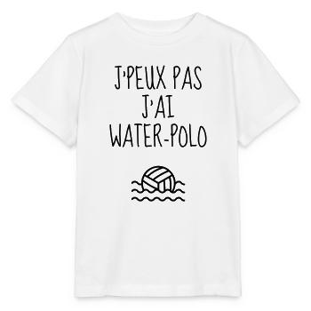 Water Polo / Water-Polo / Sport / Poloïste - T-shirt bio MINI CREATOR Stanley/Stella Enfant - blanc - Devant - Maike (125cm)