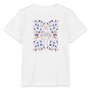 Schwan Dekor - Stanley/Stella Kinder T-Shirt MINI CREATOR  - Weiß - Vorne - Maike (125cm)
