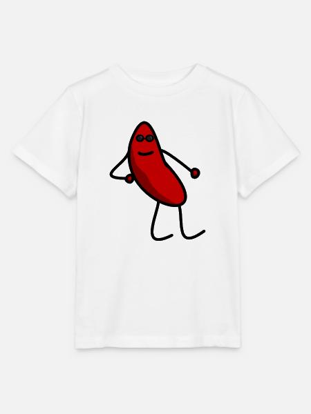 Chilled Jay - red - Stanley/Stella Kinder T-Shirt MINI CREATOR  - Weiß