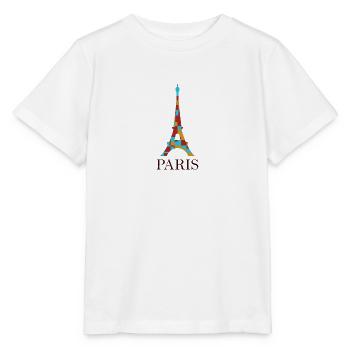 Eiffel Tower - Stanley/Stella MINI CREATOR Kids’ T-Shirt - white - Front - Maike (125cm)
