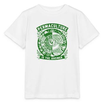 Permaculture Is The Answer - Stanley/Stella MINI CREATOR Kids’ T-Shirt - white - Front - Maike (125cm)