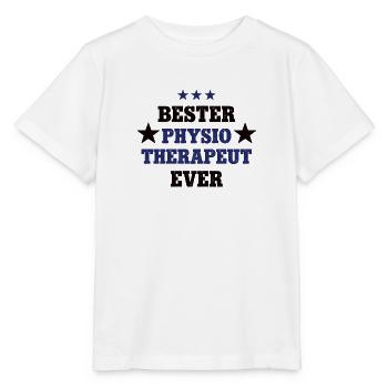 Bester Physio Therapeut Physiotherapie Therapeuten - Stanley/Stella Kinder T-Shirt MINI CREATOR  - Weiß - Vorne - Maike (125cm)