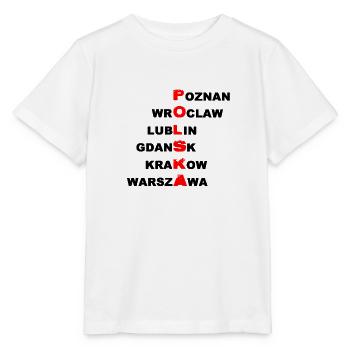 Poland - Polska - Stanley/Stella MINI CREATOR Kids’ T-Shirt - white - Front - Maike (125cm)