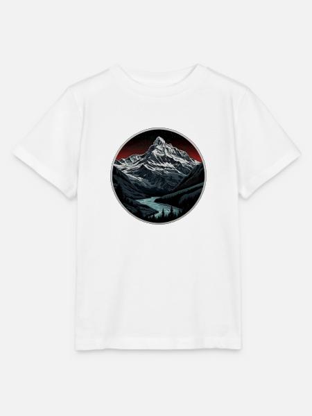 Schweizer Berge - Stanley/Stella Kinder T-Shirt MINI CREATOR  - Weiß