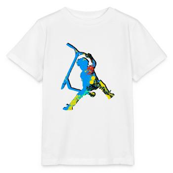 Freestyle-Roller - Stanley/Stella Kinder T-Shirt MINI CREATOR  - Weiß - Vorne - Maike (125cm)