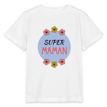 BONNE FÊTE. FÊTE DES MÈRES. FÊTE DES PÈRES. FÊTE - T-shirt bio MINI CREATOR Stanley/Stella Enfant - blanc - Devant - Maike (125cm)