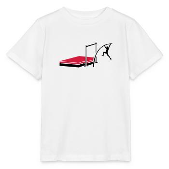 Pole vault - Stanley/Stella MINI CREATOR Kids’ T-Shirt - white - Front - Maike (125cm)