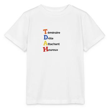 TDAH Lui - T-shirt bio MINI CREATOR Stanley/Stella Enfant - blanc - Devant - Maike (125cm)