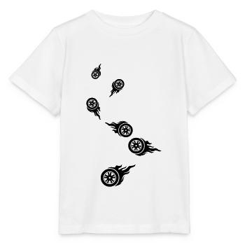 Incendie de pneus - T-shirt bio MINI CREATOR Stanley/Stella Enfant - blanc - Devant - Maike (125cm)