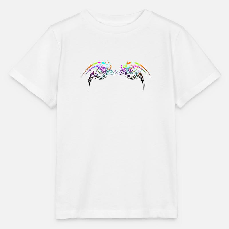 Neon Tribal Design - Stanley/Stella Kinder T-Shirt MINI CREATOR  - Weiß