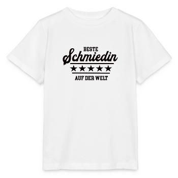 Schmiedin Goldschmiedin Silberschmiedin Hufschmied - Stanley/Stella Kinder T-Shirt MINI CREATOR  - Weiß - Vorne - Maike (125cm)