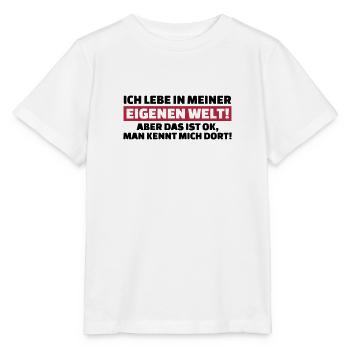 Eigene Welt - Stanley/Stella Kinder T-Shirt MINI CREATOR  - Weiß - Vorne - Maike (125cm)