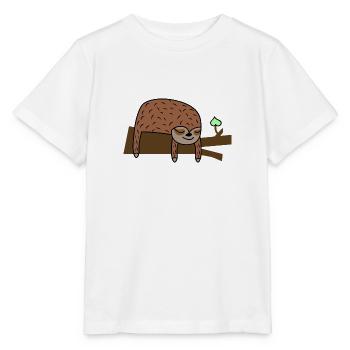 Cute sloth - Stanley/Stella MINI CREATOR Kids’ T-Shirt - white - Front - Maike (125cm)