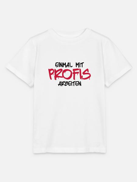 einmal mit profis arbebiten - Stanley/Stella Kinder T-Shirt MINI CREATOR  - Weiß