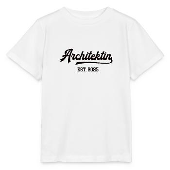 Architektin 2025 Architektur Studium Architekten - Stanley/Stella Kinder T-Shirt MINI CREATOR  - Weiß - Vorne - Maike (125cm)