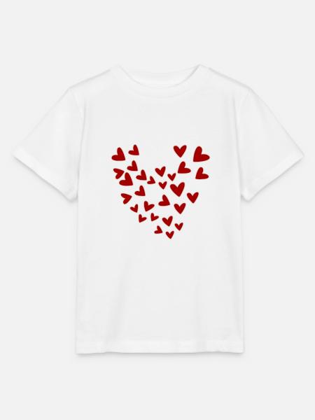 Herz der Herzen - Stanley/Stella Kinder T-Shirt MINI CREATOR  - Weiß