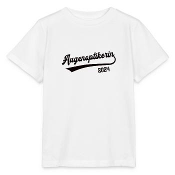 Augenoptikerin 2024 Beruf Augenoptik Optikerin - Stanley/Stella Kinder T-Shirt MINI CREATOR  - Weiß - Vorne - Maike (125cm)